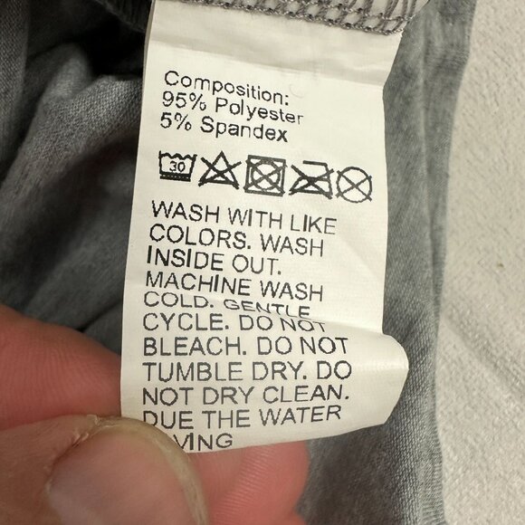 Leopard Print & Gray Knot Front Top Womens Size Medium Shein Polyester/Spandex - Picture 4 of 5